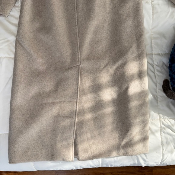 Abercrombie & Fitch Trench Coat Long Wool Blend - Picture 8 of 12